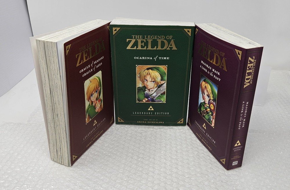 Zelda Legendary Edition Manga Set Ocarina Majora Oracle HC VIZ