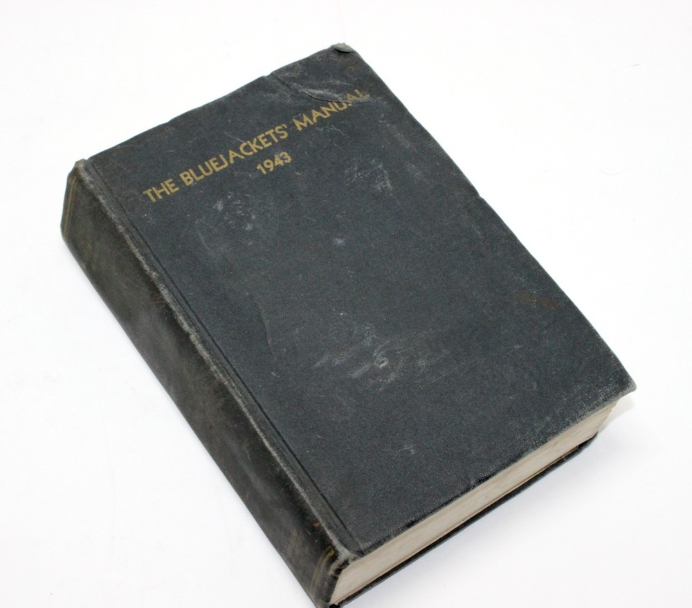 1943 The Bluejackets Manual 11th Edition United States Navy Bluejackets Book USN