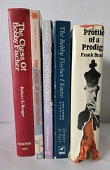Lot 5 Bobby Fischer Chess Books, Second Piatgorsky Cup, Profile of Prodigy