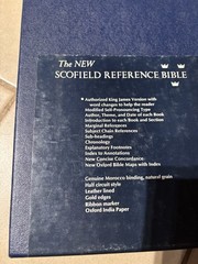 1945 Oxford Scofield Reference Bible KJV Concordance Natural Morocco Leather