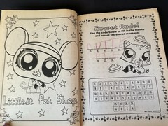 Littlest Pet Shop Coloring & Activity Book 228 Pages 2009 Hasbro Games Mazes