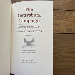 Easton Press The Gettysburg Campaign 1997 Coddington Vols I & II Leather Bound