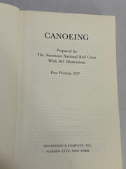 Vintage Book Red Cross Canoeing Brown Survival LL Bean Cookbook First Edition