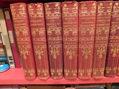 1901 15 Volumes 'Honore de Balzac’ Illus. Book Lover Press Marbled Covers
