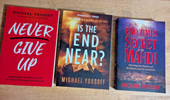 Michael Youssef Lot of 3 Books Never Give Up, Is The End Near, End Times Secret