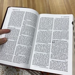 NIV Large print Reference Bible – 12 point font – Red letter – Thumb-indexed