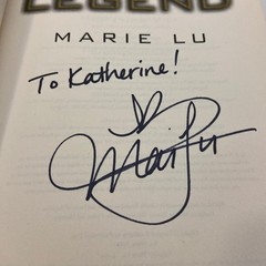 ALL SIGNED Legend Series Books 1-3 Marie Lu HCDJ 3 Young Adult Fiction Novel Set