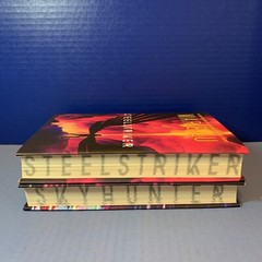 Lot 2 ~ Hardcover Books ~ MARIE LU ~ SKYHUNTER and STEELSTRIKER ~ Roaring Brook