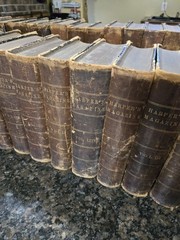 41 Volumes Antique Harper’s New Monthly Magazine June to Nov 1868-89 Books