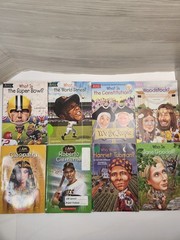 Who Was?/Who Is?/What Is? Paperback 14 Book Lot Illustrated Grosset & Dunlap