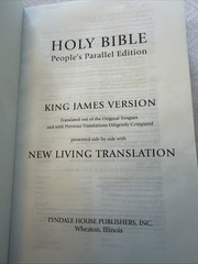 VTG 1997 Holy Bible: People’s Parallel Edition, KJV NLT Red Letter Leather Bound