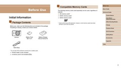 CANON Powershot ELPH 360 HS Owners Manual – DURABLE WIRE BOUND – TOUGH COVERED