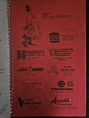 1998 Arcadia Holiday Cookbook Wisconsin 88 Pages Spiral Community Recipes