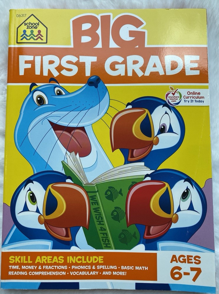 Big First Grade by School Zone Publishing Company Staff (2019, Trade Paperback)