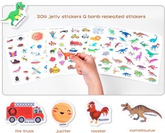 Interactive 6 Pack Reusable Sticker Books – Creative Travel Toys for Young Kids