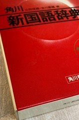 Vintage 1983 Kadokawa New Japanese Dictionary (Shin Kokugo Jiten) – 1981 1st Ed.