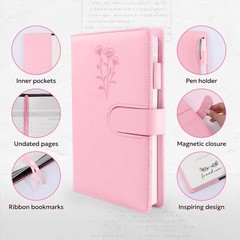 Inspirational Christian Women’s Prayer Journal – 190 Pages, Water-Resistant