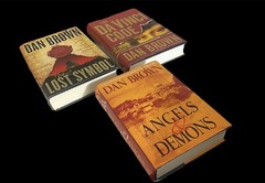 Lot of 6 DAN BROWN Books 3 Hardcover, 3 Paperback Robert Langdon Series