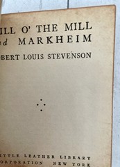 Little Leather Library, Green, Will O’The Mill, Redcroft Edition circa 1921-1924