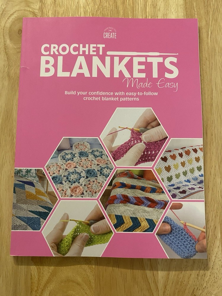 Create Crochet Blankets Made Easy Book Zine How To Patterns 122 US SELLER