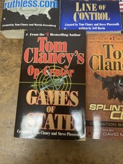 Tom Clancy Military Thriller Book Lot 8 PB HC Jack Ryan ACTION Spy Fiction