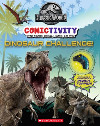 Dinosaur Challenge (Jurassic World: Comictivity) – Novelty Book – GOOD