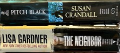 LARGE Print lot (2 hc/dj ) SUSAN CRANDALL pitch black LISA GARDNER neighbor