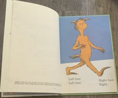 The Foot Book By Dr. Seuss 1968 Grolier Book Club Edition GOOD Condition Bright!
