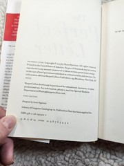 The Perfect Letter Chris Harrison Hardcover 1st Edition 2015 Dey St Novel DJ