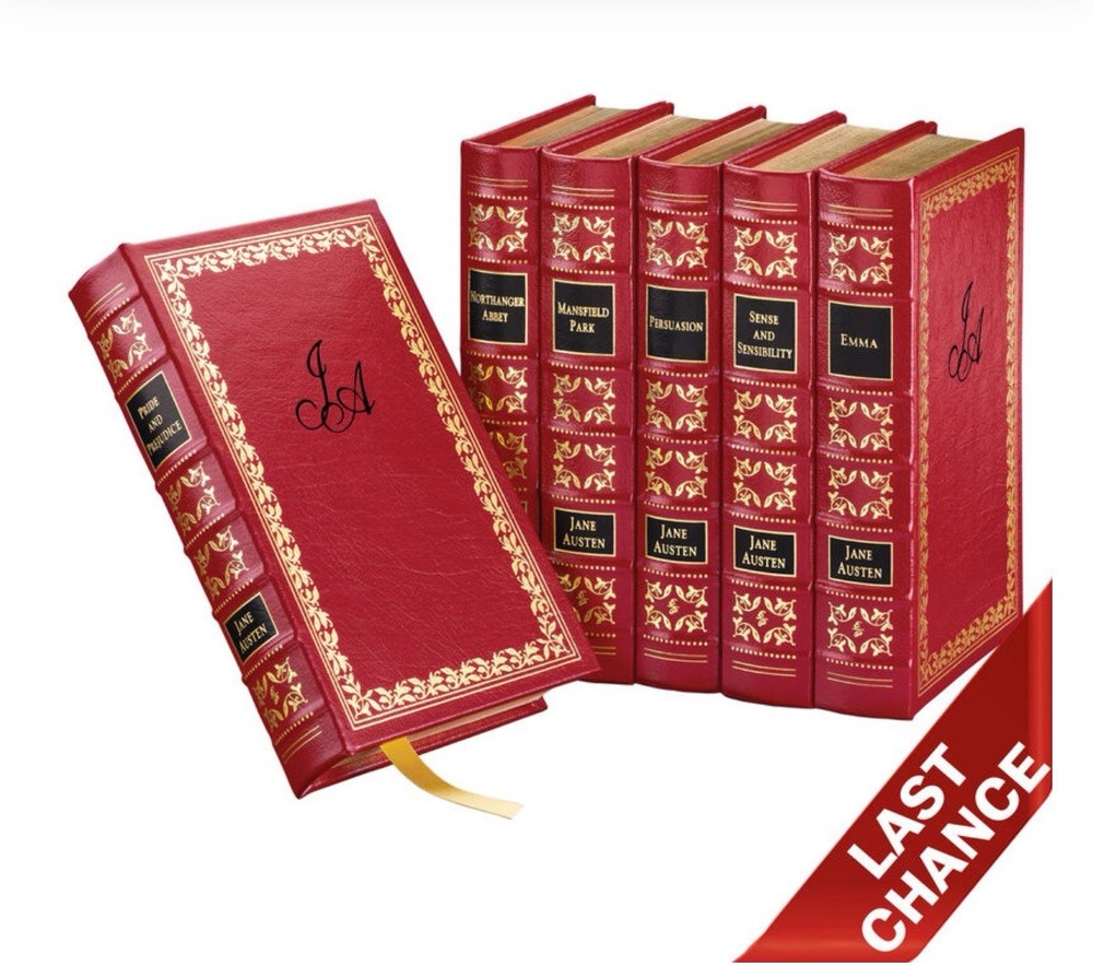 JANE AUSTEN Series. EASTON PRESS Leather bound . OUT OF PRINT.