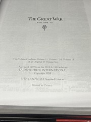THE GREAT WAR Illustrated Millennium Edition Trident Press Reprinted 1999