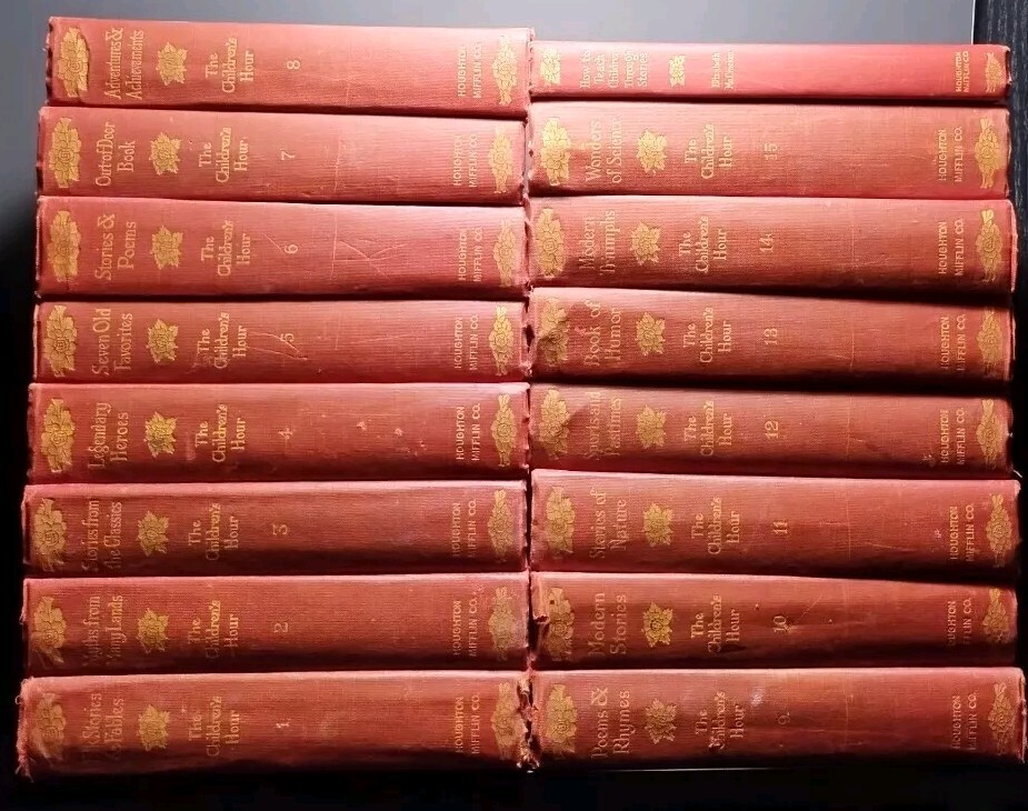 The Children’s Hour 16-Vol Set Houghton Mifflin Vintage Children’s Literature 19