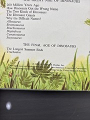 1976 Dinosaurs and Other Prehistoric Animals by Darlene Geis Grosset & Dunlap HC