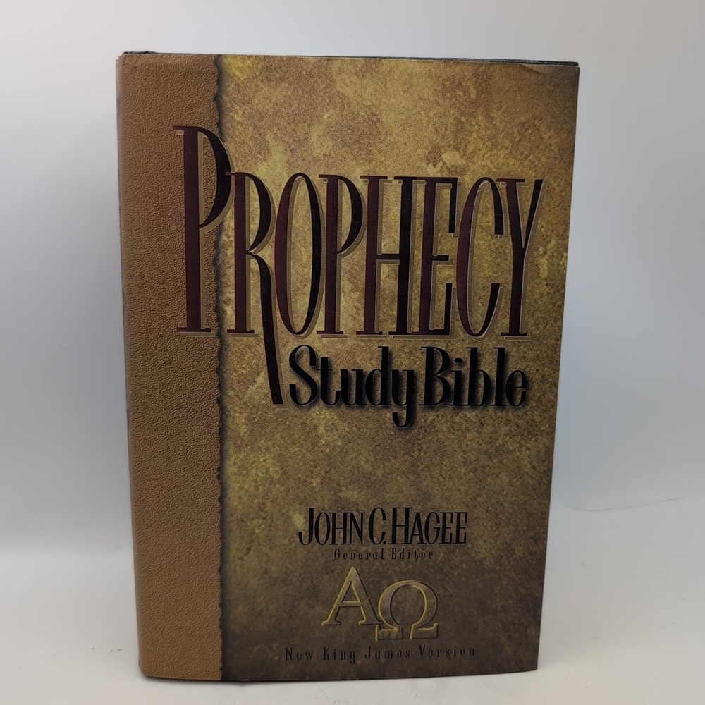 New King James Version Indexed Prophecy Study Hardcover by Thomas Nelson