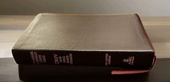 Tim LaHaye Prophecy Study Bible NKJV Genuine Leather Burgundy Vintage 2001