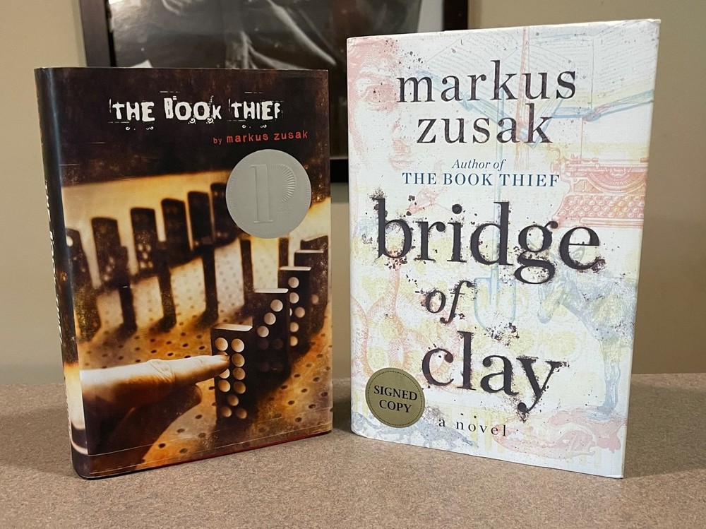 The Book Thief & Bridge of Clay *SIGNED* by Markus Zusak (2 Hardcover Set)