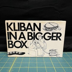 KLIBAN IN A BIGGER BOX 4 Book Set Softcover First Print 1970’s Humor Cartooning