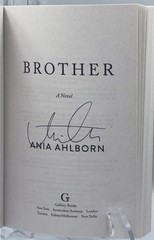 ANIA AHLBORN BROTHER SIGNED AUTOGRAPHED PAPERBACK BOOK HORROR #3