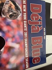 LINDYS SPORTS COLLECTORS EDITION 2011 NY GIANTS WORLD CHAMPIONS Deja Blue Book