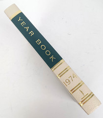 Vtg The World Book Yearbook 1974 Review of Events of 1973 Hard Cover 608 Pages