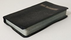 New Testament Pocket Size VTG Bible American Bible Society 1955 Xlnt. 2.75×4.5″