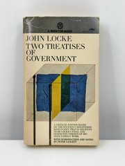 Two Treatises of Government by John Locke English Paperback Book 1965