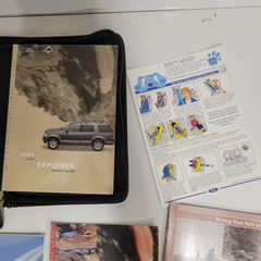 2004 04 Ford Explorer Owner’s Manual Guide Book Set OEM With Case