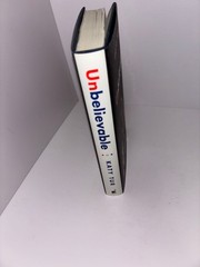 Unbelievable Katy Tur 2017 First Edition Political Memoir Dey St.