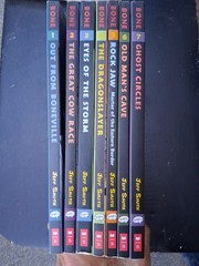 Bone Series Books By Jeff Smith Paperback Lot Of 7 Book # 1-7
