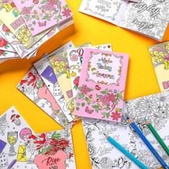 30 Pcs Inspirational Coloring Book Bulk Mandala Mini Activity Books with Positiv