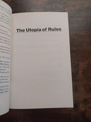 The Utopia of Rules & Debt, David Graeber Book Set – PB – VERY GOOD