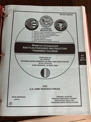 COMPLETE SET Reserve Component Instructor Training Course Loose Leaf Lot