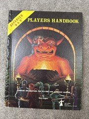Advanced Dungeons and Dragons 1st Edition Players Handbook 6th Printing 1980