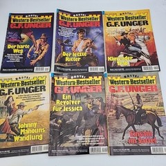 19 BASTEI Western-Bestseller G.F. Unger Pulp Fiction German Booklets Books